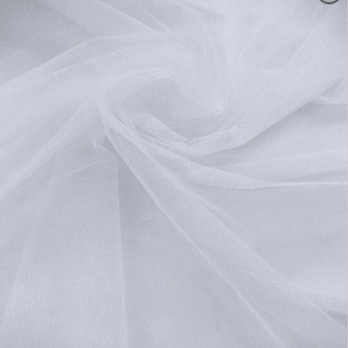 white synthetic surface of the material that is used for decoration as  tulle, close up of transparent mesh tulle material Stock Photo - Alamy