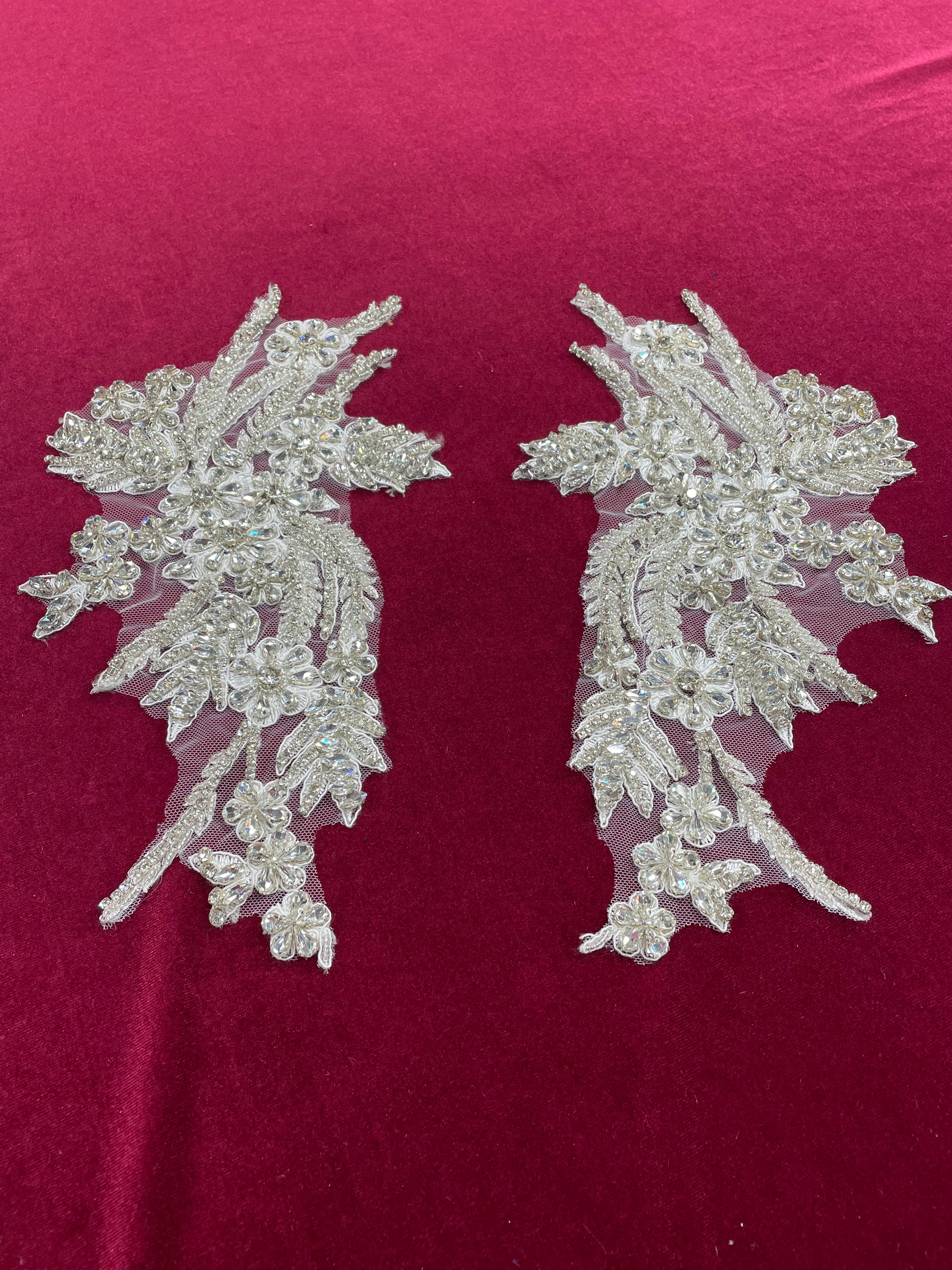 Appliques with Rhinestones