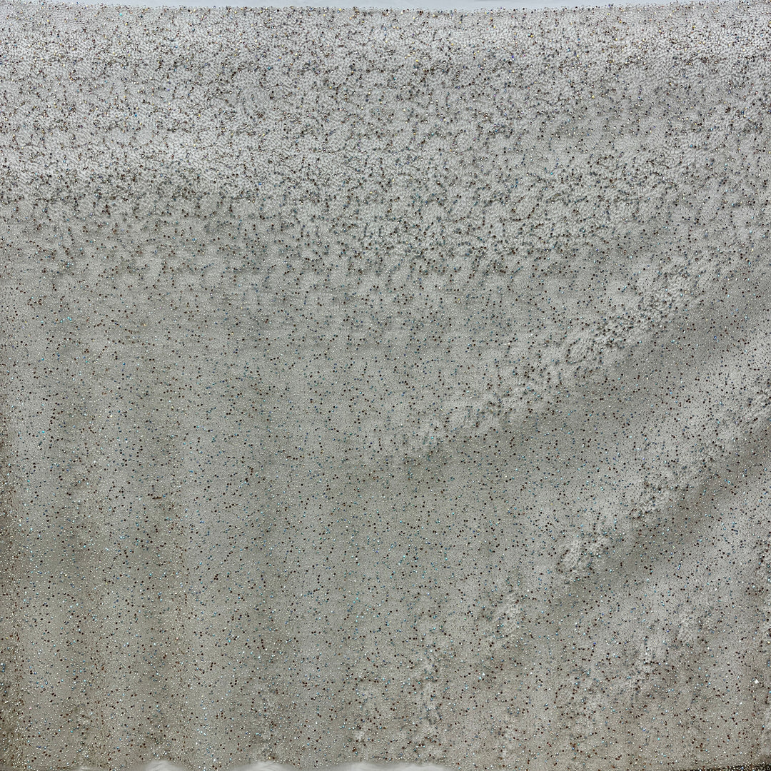 Beaded Lace Fabric Embroidered on 100% Polyester Net Mesh | Lace USA - GD-2251 - 60" Wide