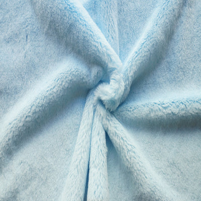 Baby Blue Rex Rabbit Minky Faux Fur Fabric