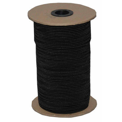 1/2" Black Knitted Elastic Band - Case of 30 Rolls - 4,320 Yards