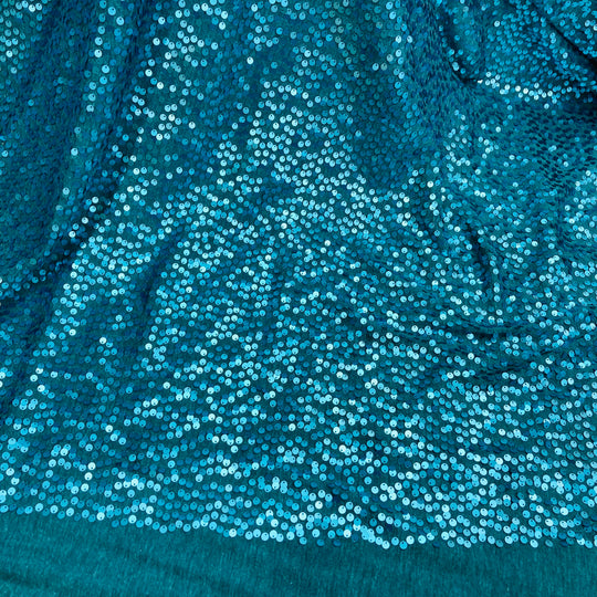 Sequin Embroidered lace on Jersey Mesh Fabric. Lace USA 